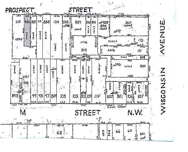3238 Prospect St NW, Washington, DC for lease - Plat Map - Image 2 of 3