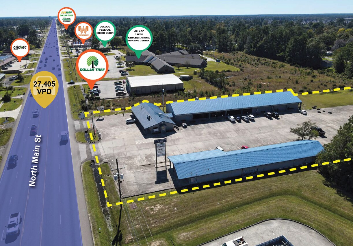 727-801 N Main St, Lumberton, TX à louer Photo du bâtiment- Image 1 de 6