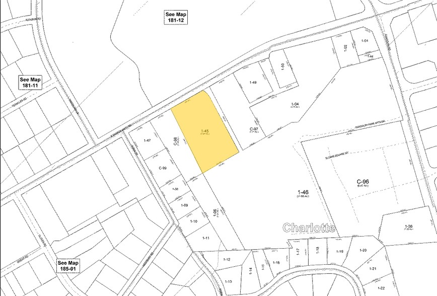 309 S Sharon Amity Rd, Charlotte, NC à vendre - Plan cadastral - Image 1 de 1