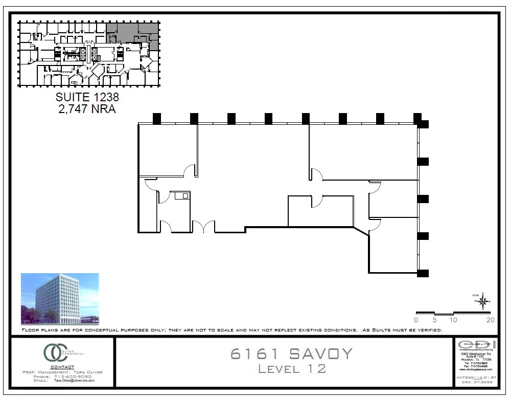 6161 Savoy Dr, Houston, TX for lease Floor Plan- Image 1 of 1