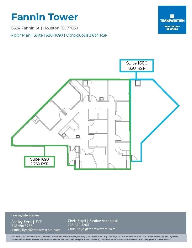 6624 Fannin St, Houston, TX for lease Floor Plan- Image 1 of 1