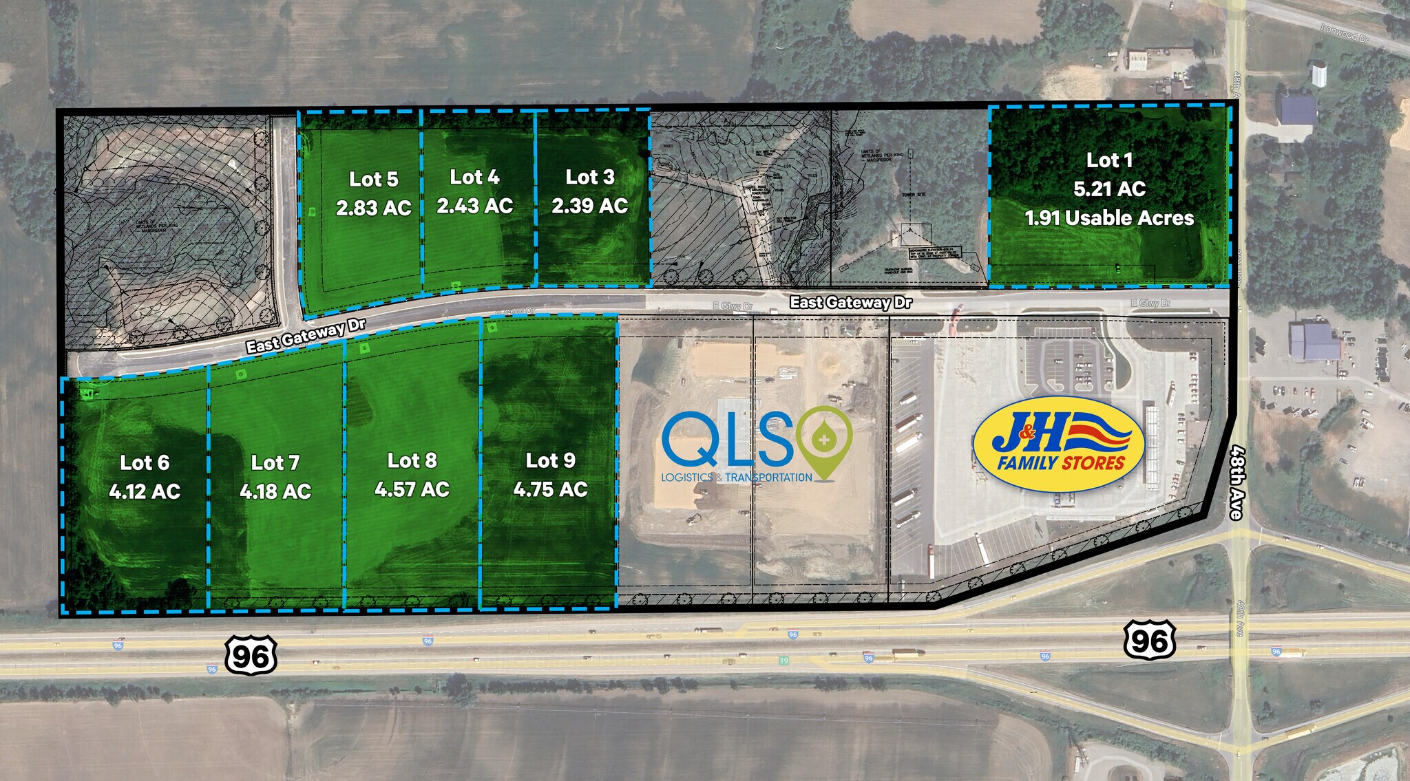 287 48th Ave, Coopersville, MI for sale Site Plan- Image 1 of 3