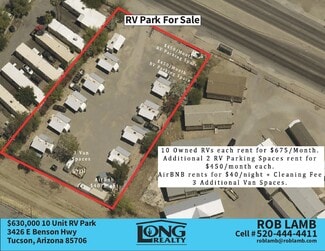 Plus de détails pour 3426 E Benson Hwy, Tucson, AZ - Multi-résidentiel à vendre