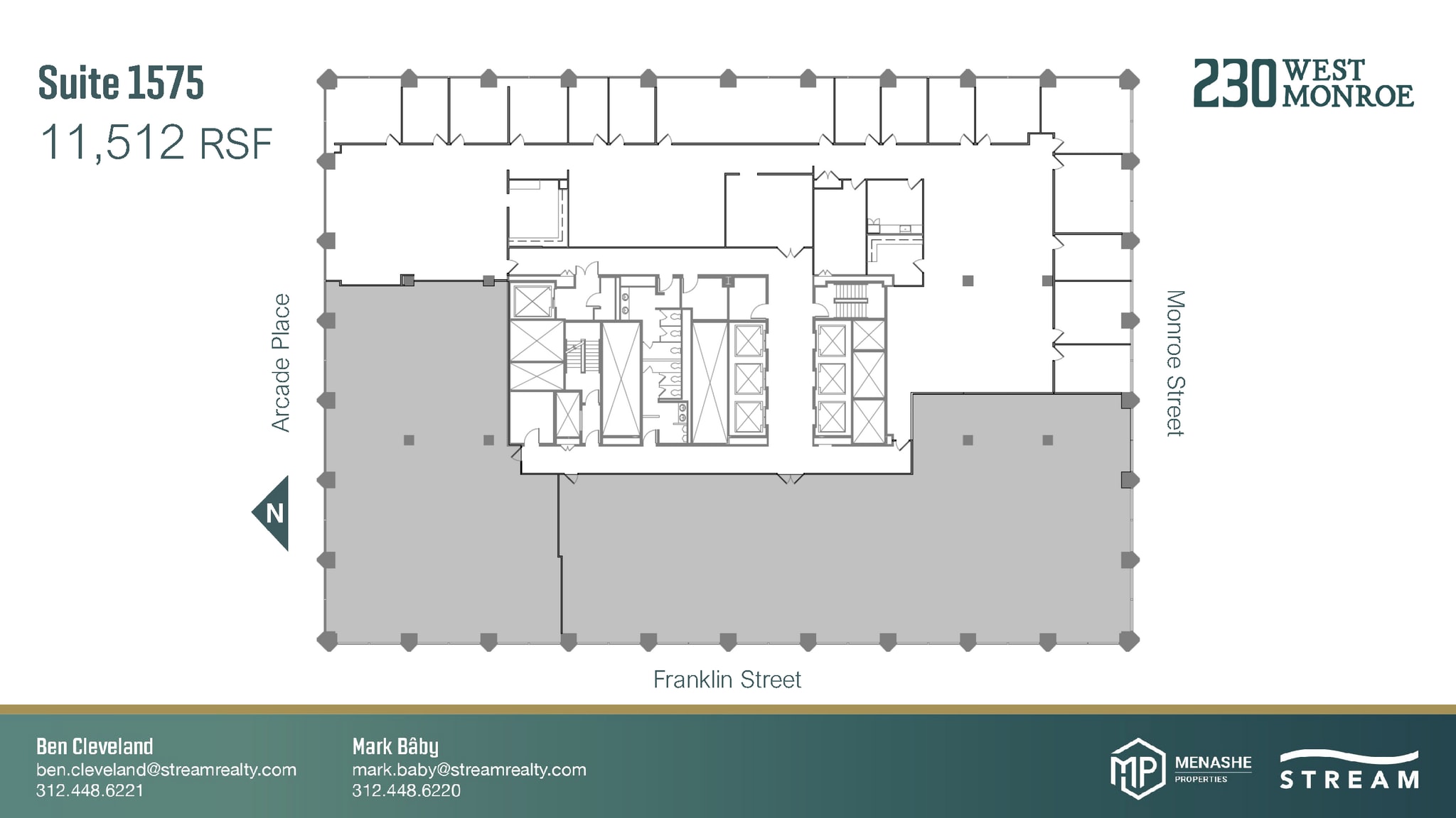 230 W Monroe St, Chicago, IL à louer Plan d’étage- Image 1 de 1