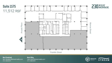 230 W Monroe St, Chicago, IL à louer Plan d’étage- Image 1 de 1