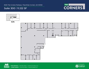 6525 The Corners Pky, Peachtree Corners, GA à louer Plan de site- Image 1 de 1