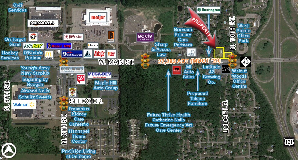 6024 & 6070 W. Main Street, Kalamazoo portefeuille de 2 propriétés à vendre sur LoopNet.ca - Photo du bâtiment - Image 1 de 1