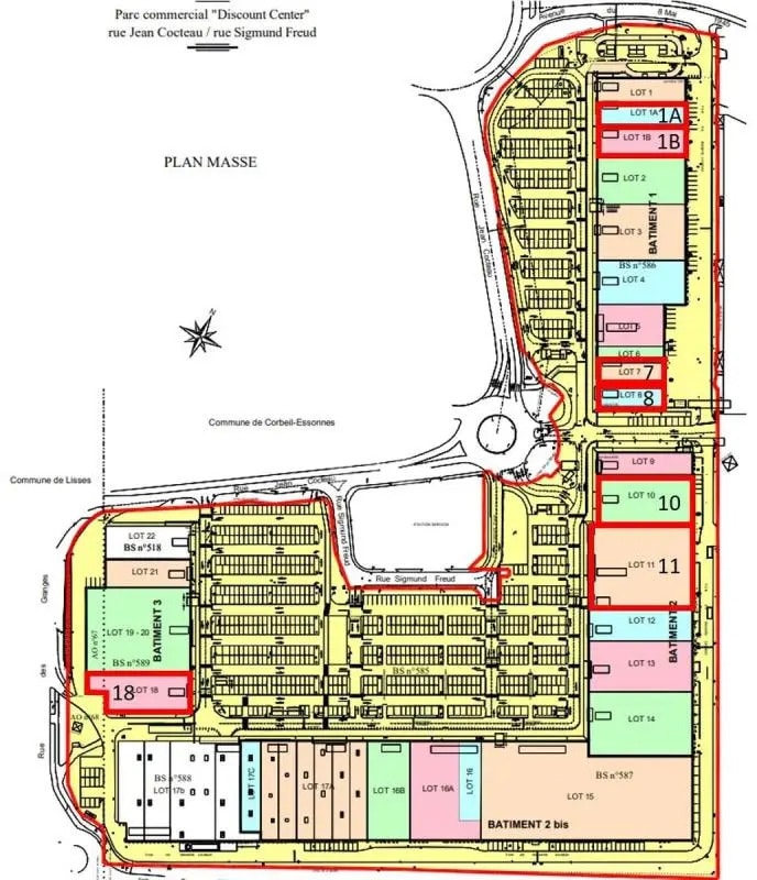 Retail in Corbeil-Essonnes for lease Site Plan- Image 1 of 5