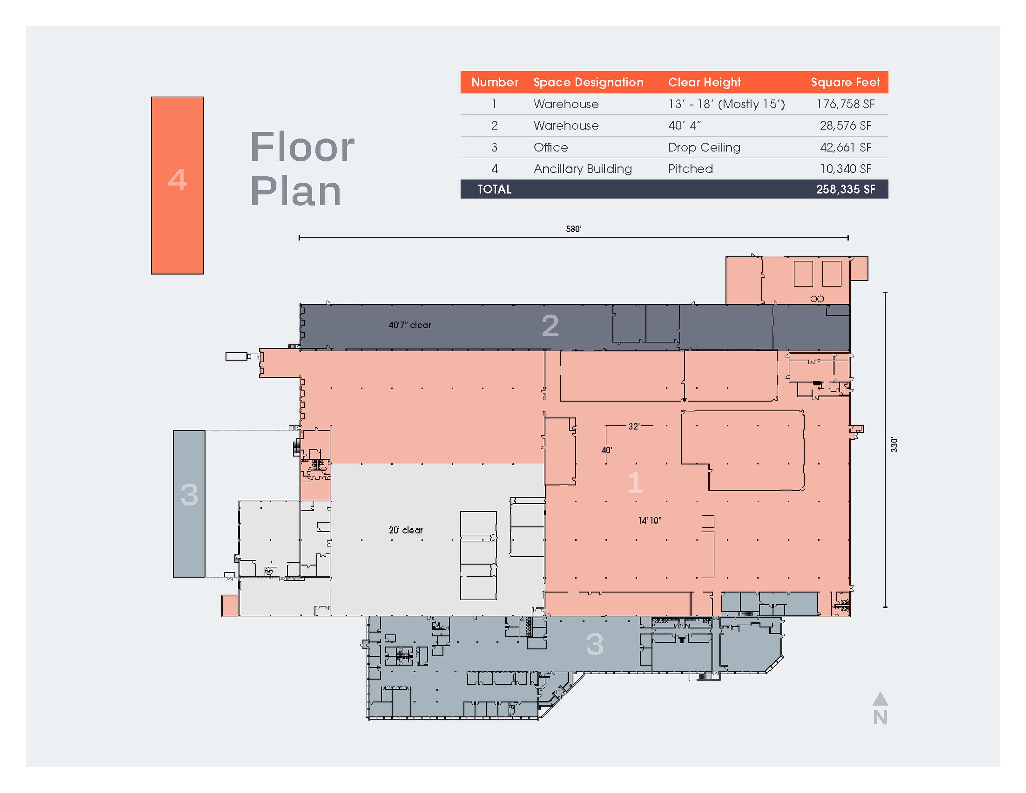 7500 US 11 W, Rogersville, TN for sale Typical Floor Plan- Image 1 of 1