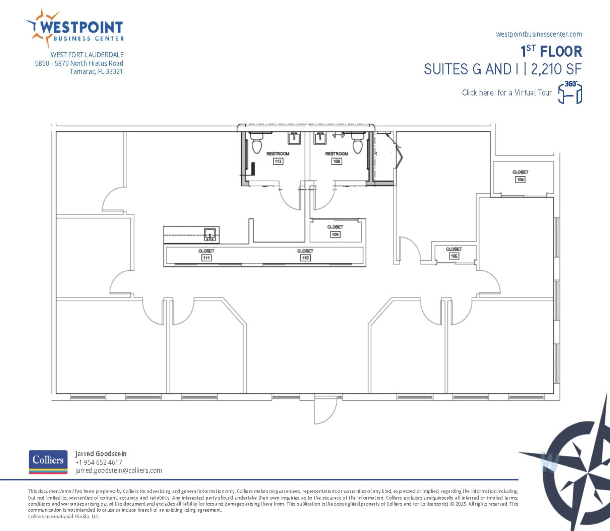 5870 N Hiatus Rd, Tamarac, FL for lease Floor Plan- Image 1 of 1