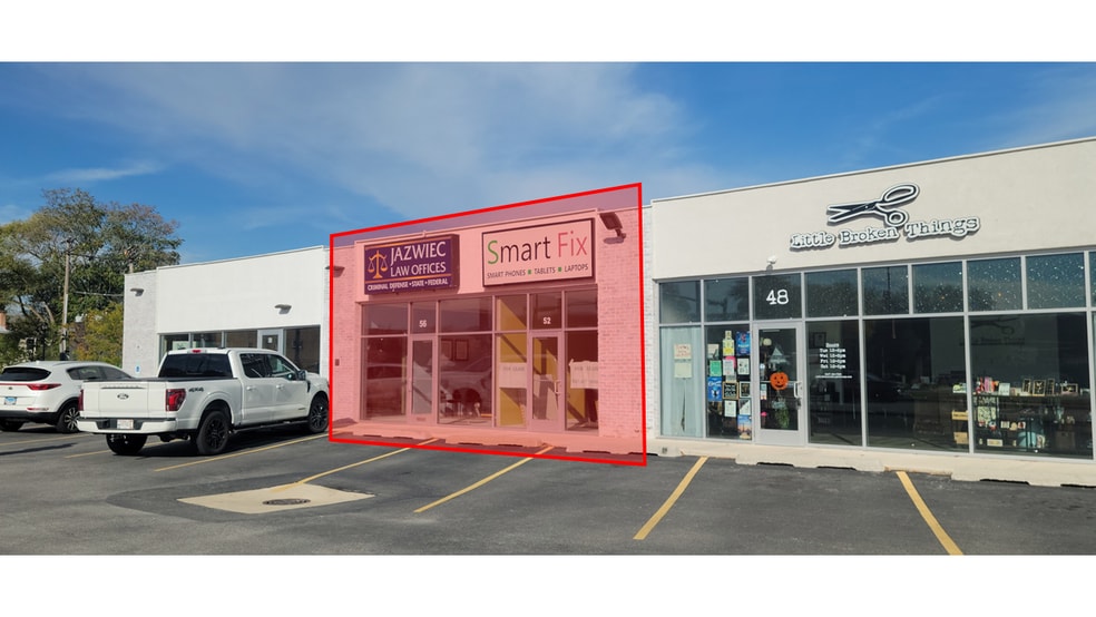 40-60 W Palatine Rd, Palatine, IL for lease - Building Photo - Image 2 of 4