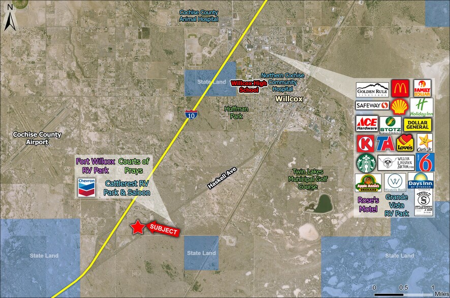 2054 Haskell Avenue, Willcox, AZ à vendre - Aérien - Image 2 de 4