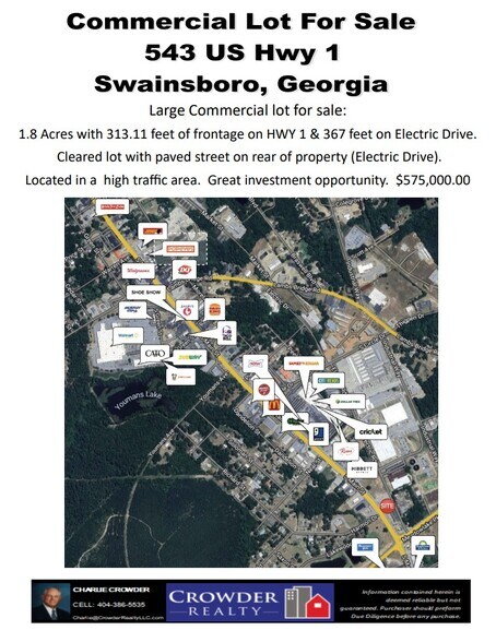 543 US-1, Swainsboro, GA for sale - Building Photo - Image 1 of 1