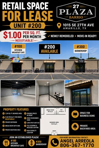 Plus de détails pour 1015 SE 27th Ave, Amarillo, TX - Commerce de détail à louer