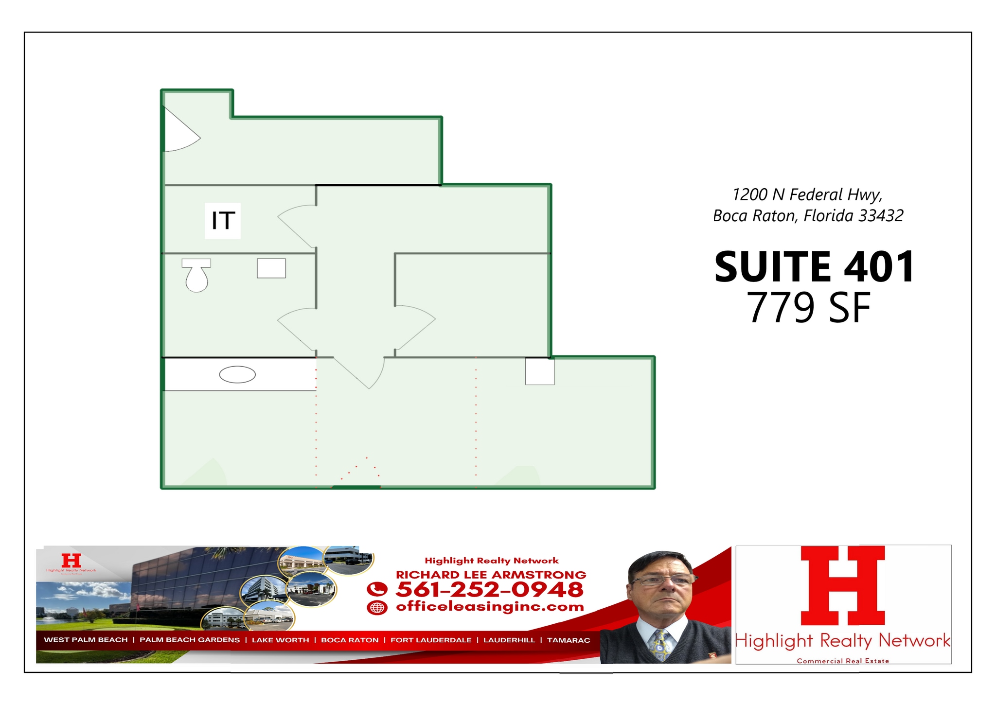 1200 N Federal Hwy, Boca Raton, FL for lease Floor Plan- Image 1 of 7