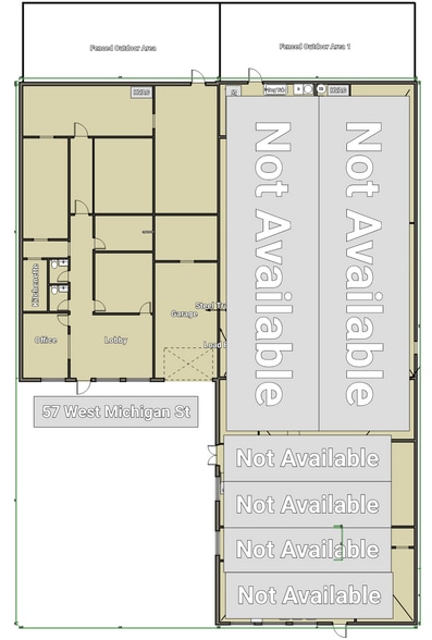 55-57 W Michigan St, Orlando, FL for lease - Floor Plan - Image 2 of 6