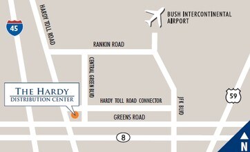 1521 Greens Rd, Houston, TX - AERIAL  map view - Image1