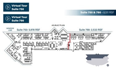 8880 Rio San Diego Dr, San Diego, CA à louer Plan d’étage- Image 2 de 5