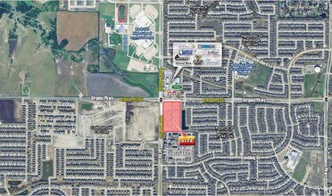 10921 Virginia Pky, McKinney, TX - AERIAL  map view