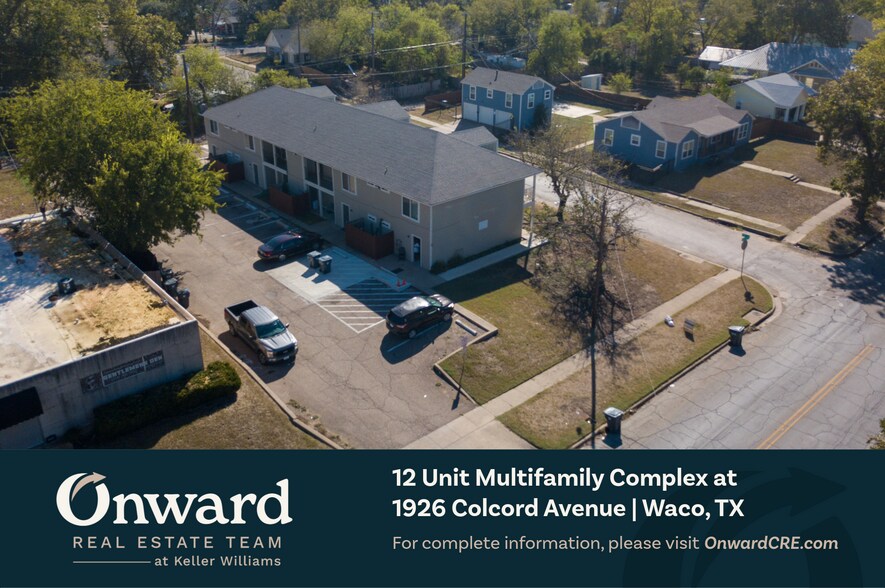 1926 Colcord St, Waco, TX à vendre - Photo du bâtiment - Image 2 de 9