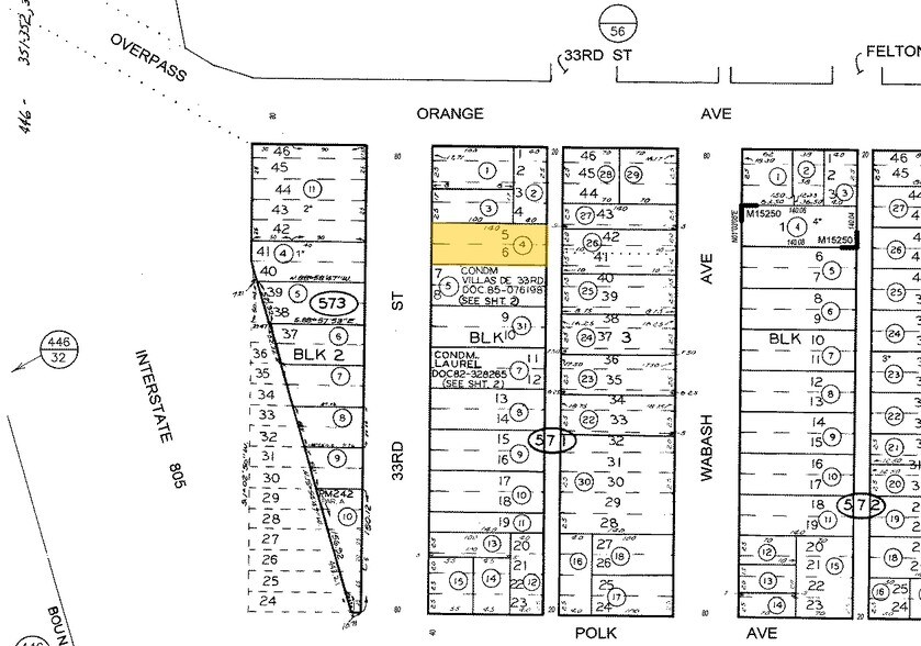 4171 33rd St, San Diego, CA à vendre - Plan cadastral - Image 3 de 3