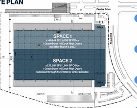 8350 Pardee Dr, Oakland, CA à louer Plan de site- Image 1 de 1