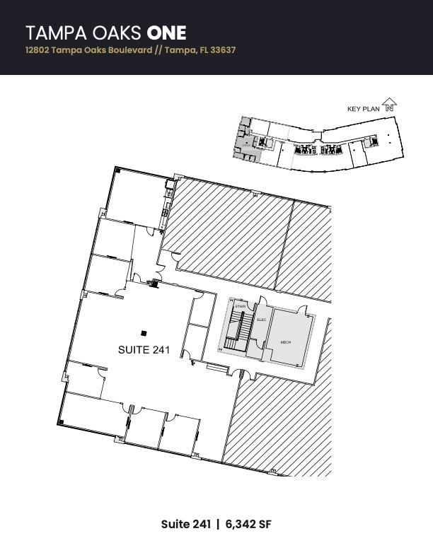 12802 Tampa Oaks Blvd, Tampa, FL for lease Floor Plan- Image 1 of 2