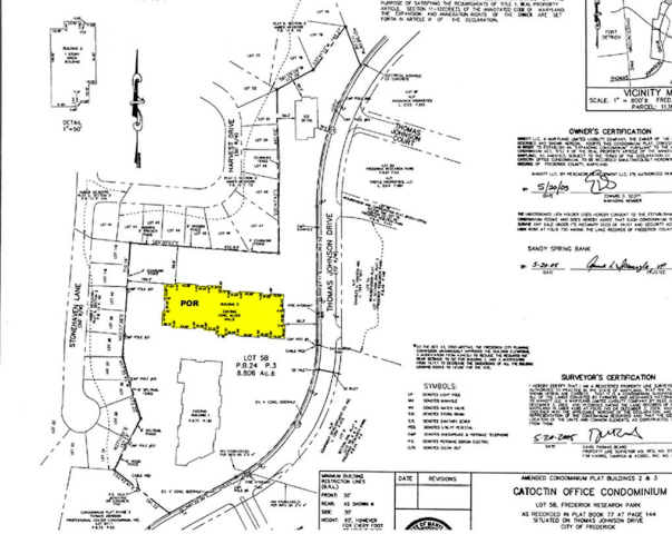 75 Thomas Johnson Dr, Frederick, MD à vendre - Plan cadastral - Image 2 de 25