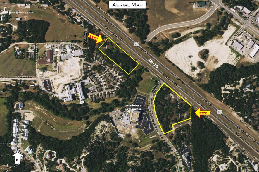 IH 10 At Menger Springs Blvd, Boerne, TX à vendre - Aérien - Image 1 de 2
