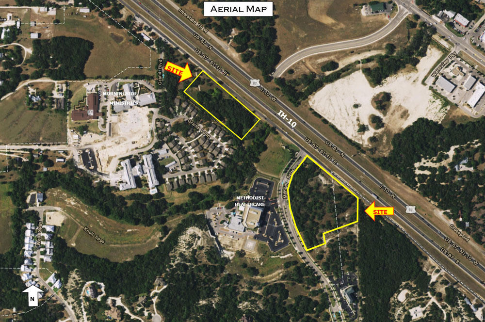 IH 10 At Menger Springs Blvd, Boerne, TX for sale Aerial- Image 1 of 3