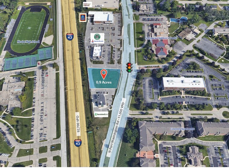 I-43/Port Washington Road, Glendale, WI à louer - Photo du bâtiment - Image 1 de 3