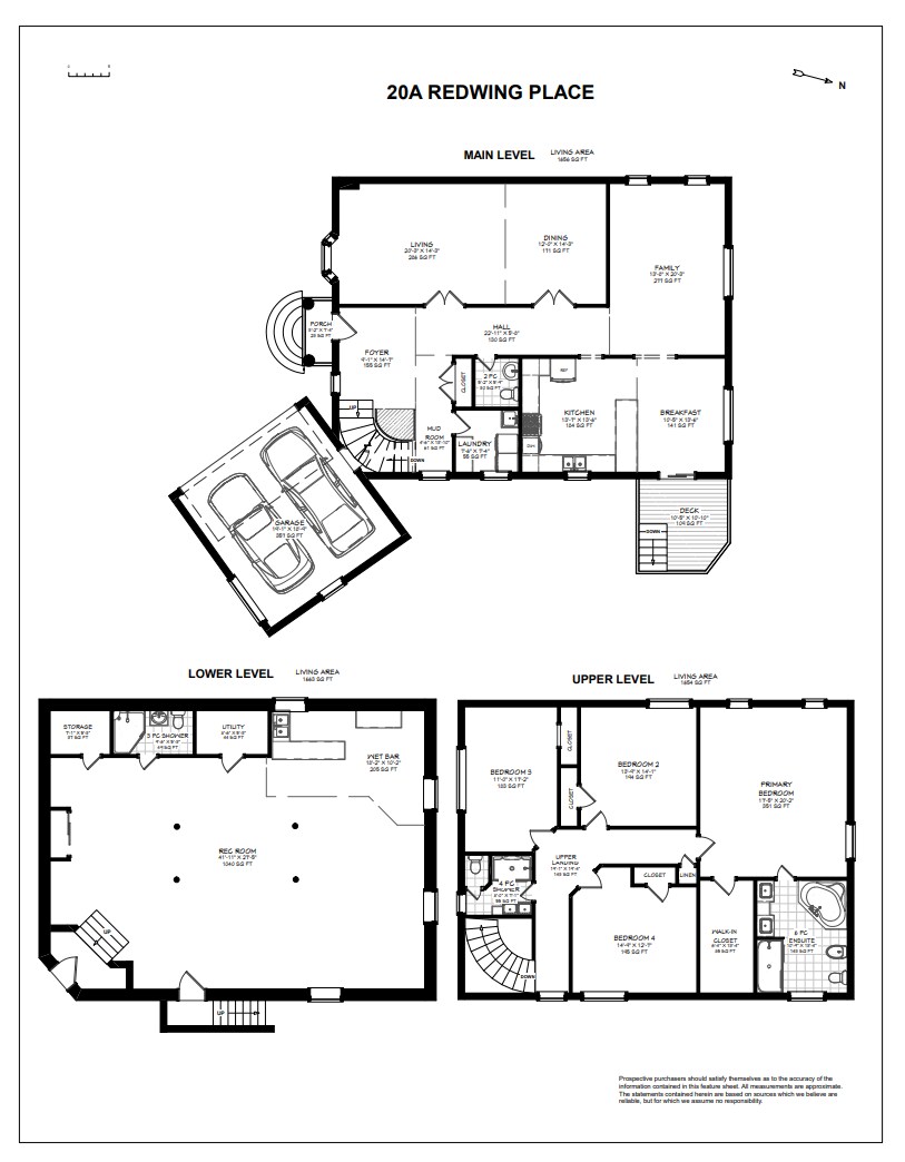 20 Redwing Pl, Toronto, ON à vendre Plan d’étage- Image 1 de 2