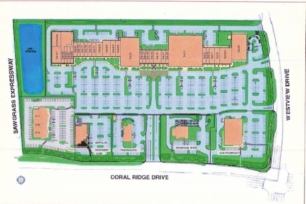 5600-5697 Coral Ridge Dr, Coral Springs, FL à vendre - Plan de site - Image 1 de 1