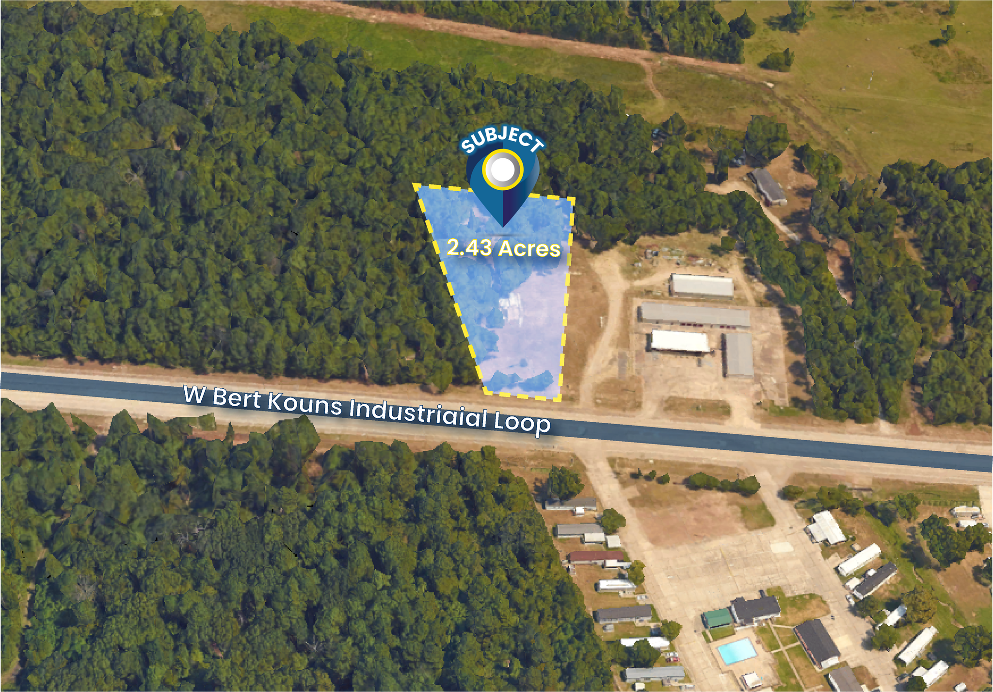 6206 W Bert Kouns Industrial Loop, Shreveport, LA à vendre Aérien- Image 1 de 4