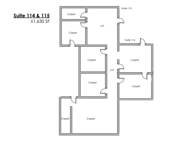 1819 S Dobson Rd, Mesa, AZ for lease Floor Plan- Image 1 of 1