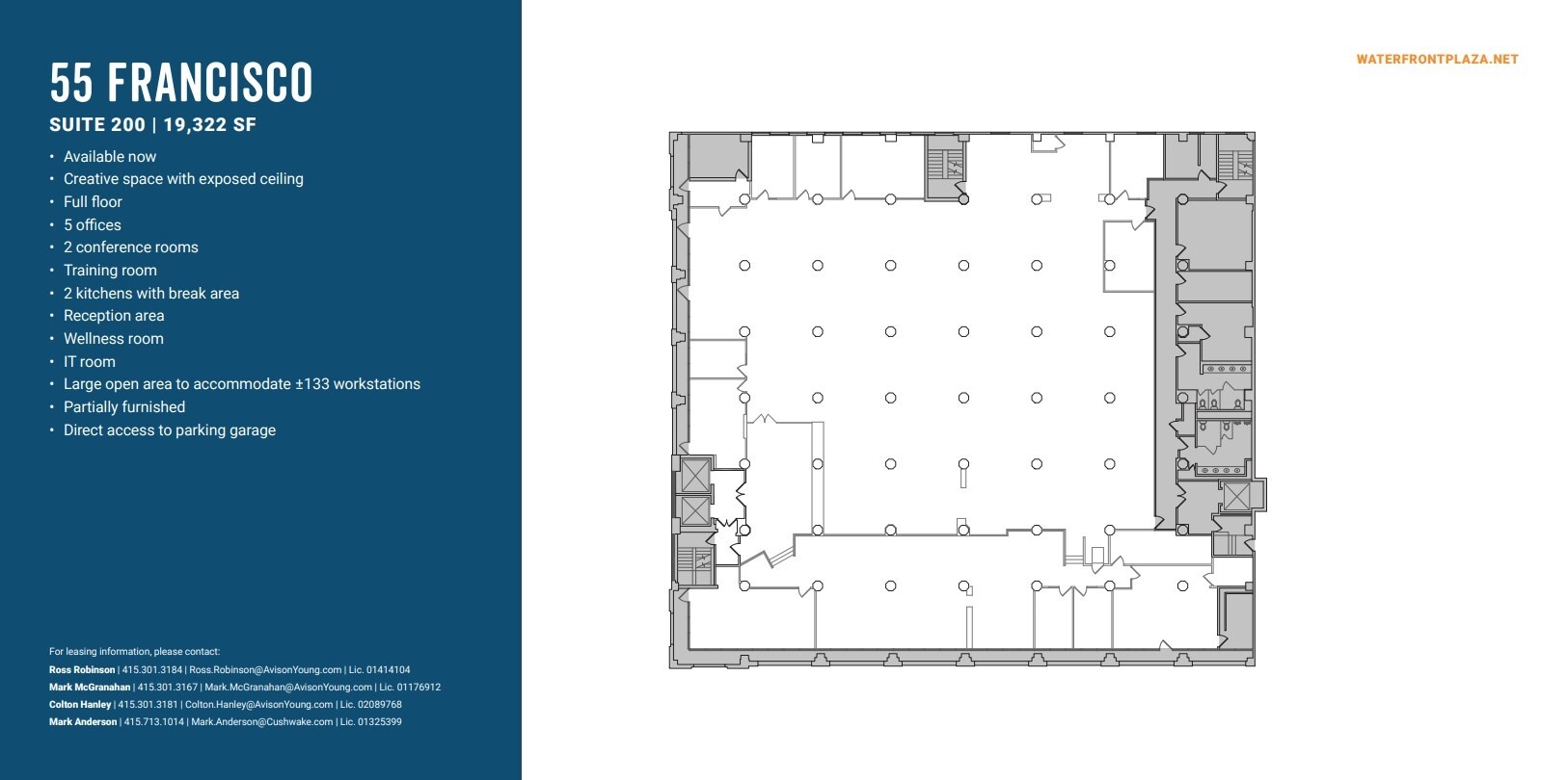 55 Francisco St, San Francisco, CA for lease Floor Plan- Image 1 of 1