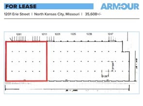 1200-1242 Erie St, North Kansas City, MO for lease Floor Plan- Image 1 of 1