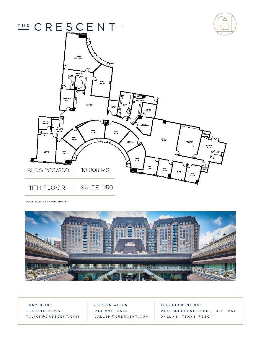 100 Crescent Ct, Dallas, TX à louer Plan d  tage- Image 1 de 1