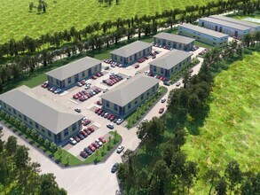 Leaders Way, Lutterworth, LEC - AERIAL  map view