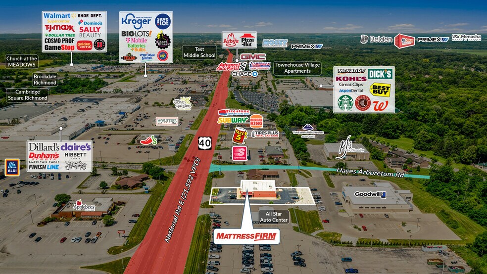 4404 National Rd E, Richmond, IN à vendre - Photo du bâtiment - Image 2 de 5