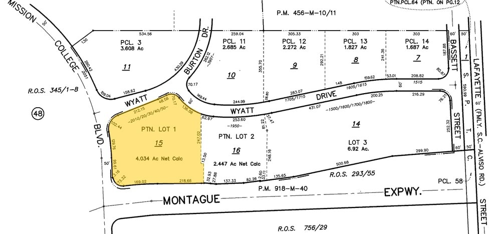 Mission College Blvd, Santa Clara, CA for sale - Plat Map - Image 1 of 1