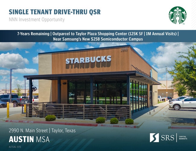 Plus de détails pour 2990 Main st, Taylor, TX - Commerce de détail à vendre