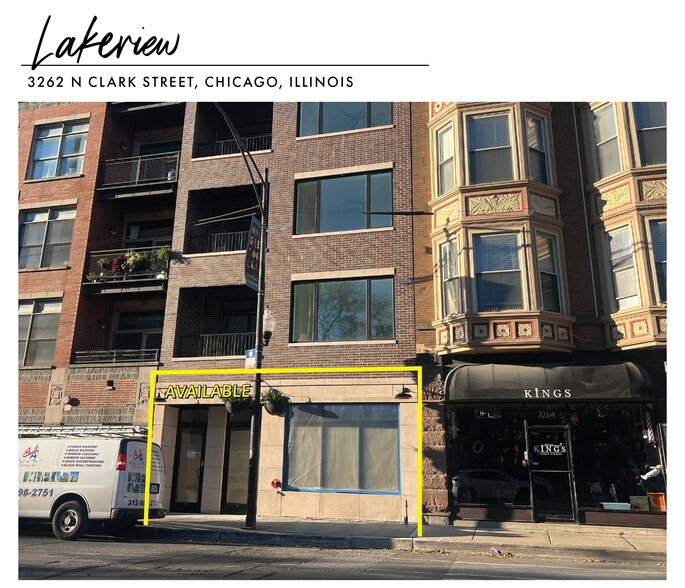 3262 N Clark St, Chicago, IL for lease - Building Photo - Image 1 of 3