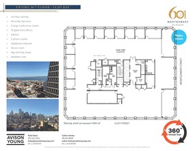 601 Montgomery St, San Francisco, CA for lease Floor Plan- Image 2 of 5