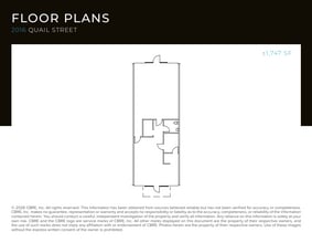 2000-2026 Quail St, Newport Beach, CA à louer Plan d’étage- Image 1 de 1