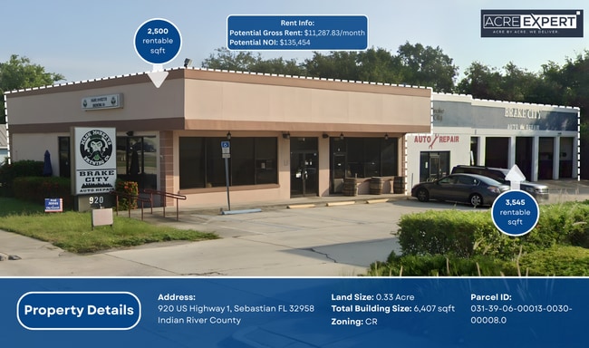 More details for 920 US 1 Hwy, Sebastian, FL - Retail for Sale