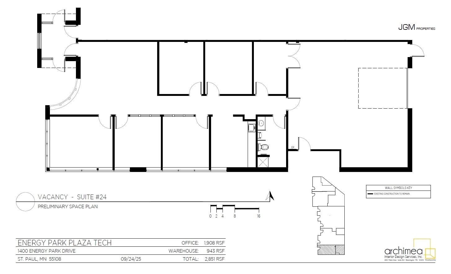 1400-1410 Energy Park Dr, Saint Paul, MN à louer Plan d’étage- Image 1 de 1