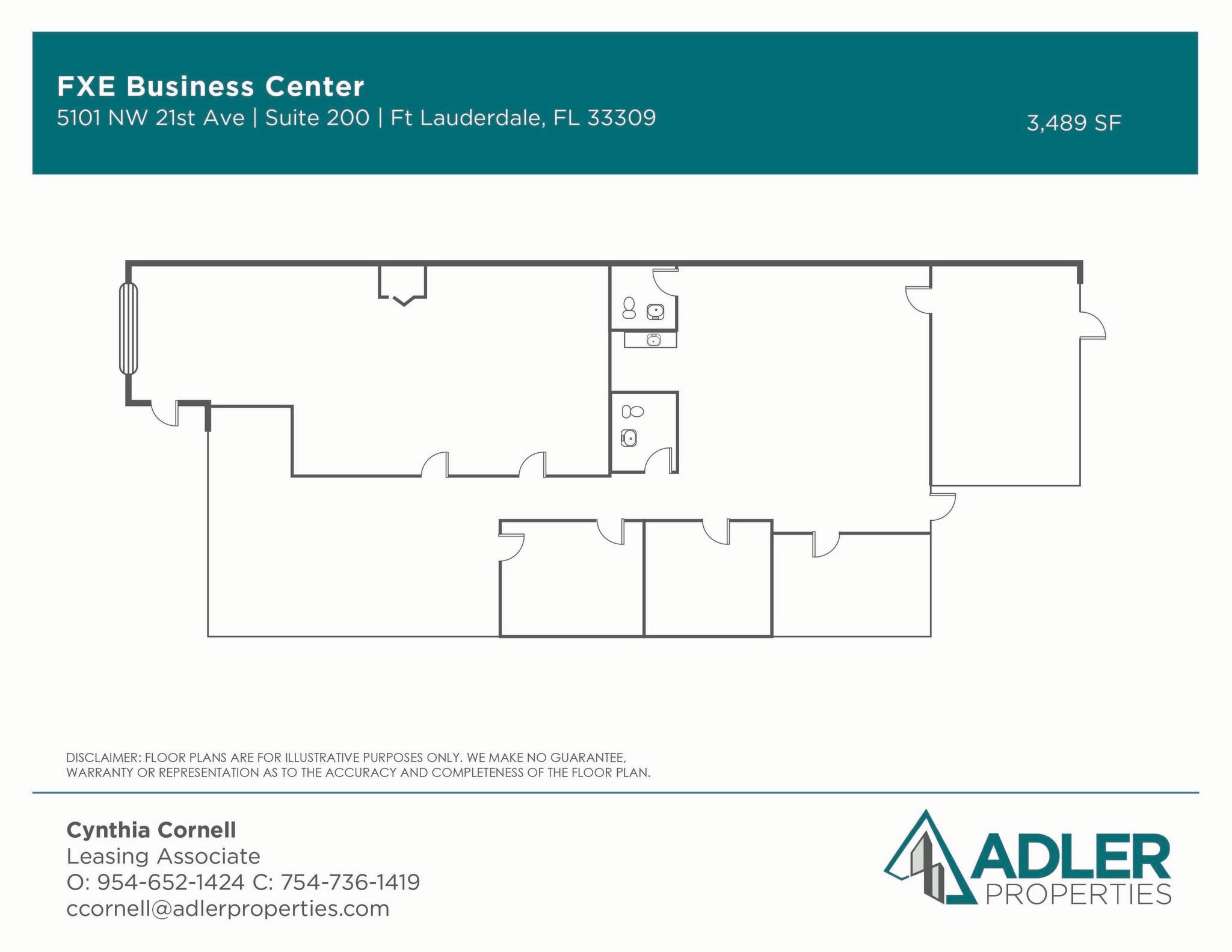 5101 NW 21st Ave, Fort Lauderdale, FL à louer Plan d’étage- Image 1 de 17