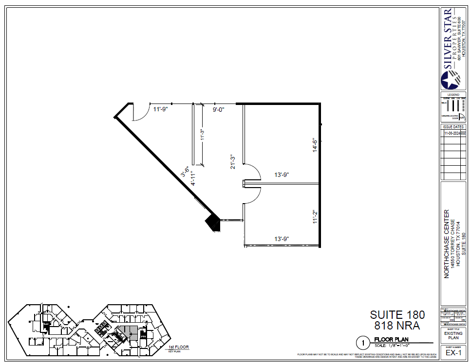 14550 Torrey Chase Blvd, Houston, TX à louer Plan d’étage- Image 1 de 1