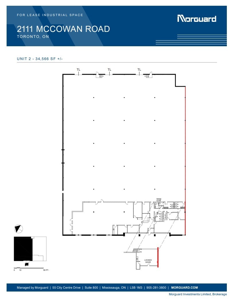 2101-2111 McCowan Rd, Toronto, ON for lease Floor Plan- Image 1 of 1
